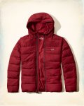 Hollister All Weather Hooded Puffer Jacket