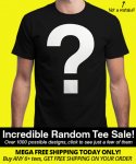 Insanitee on Qwertee (£4 tees + £2.50 delivery or 6+ tees and free delivery) £6.50