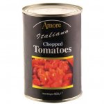 Amore Italiano Tinned Chopped and Italian Plum Tomatoes 400g 25p @ Poundstretcher