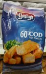 Young's 60 Cod Fish Fingers (1.5Kilo)