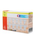 10 pack GU10 5W LED bulbs warm white (50W equivalent)