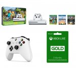 MICROSOFT Xbox One S with Minecraft Favourites & Xbox Wireless Controller Bundle