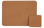 HOME Cork Set of 4 Placemats and Coasters
