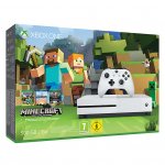 Xbox One S Console 500GB with Minecraft Bundle and Wireless Controller with 2 years guarantee