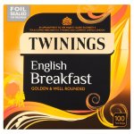 Half Price Twinings English Breakfast 100 Teabags 250G