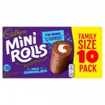 Cadbury chocolate mini rolls 10pk