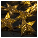 Dobbies 10 Paper Star String Led lights
