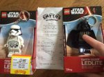 Star Wars Lego LED key rings x2 £2