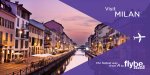 FlyBe: School Summer Hols. Flights London Southend to Milan Malpensa. Lots of dates