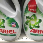 Ariel liquid 60 washes at Waitrose Also fairy liquid 60 £5