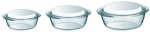 Pyrex 3-Piece Borosilicate Glass Casserole Set + 10 year guarantee @ Amazon (Prime Exclusive) / Asda (C&C)