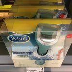 Scholl velvet wet & dry cordless & rechargeable foot care foot file