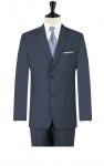 Clearance - Dobell 100% Wool Navy Blue Pinstripe 2 Piece Suit with 20% off code (code works site wide)