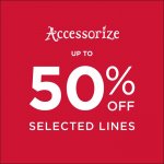 Accessorize upto 50% Sale + Extra 20% Code