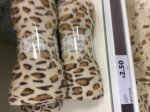 Leopard fleece throw (120x150cm)