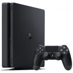 Sony PlayStation 4 Slim 500GB, Black + Horizon zero dawn + black dualshock 4