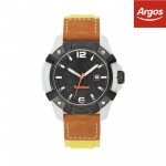 Timberland Men's Chocorua Black Dial Leather Strap Watch argos