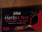 OXO Herbs & More 4 pack (Rosemary and Red Wine)