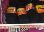 3 pairs men's thermal socks