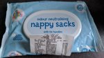 Asda little angels nappy sacks 75 pack, was 75p