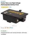 Guitar Hero Live Rechargeable Battery Pack