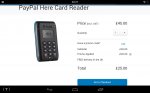 Paypal here card reader