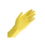 Finesse Professional Small, Medium or Large Household Natural Rubber Gloves, Pack of 6 Pairs