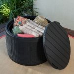 Keter Elsa Rattan Effect Garden Storage