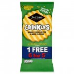 Jacobs crinklys cheese and onion x2