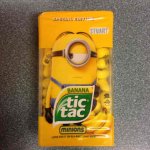 Banana Minions Tic Tacs large box (49g) 29p or x4