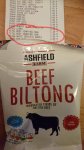 Aldi Beef Jerky/Biltong