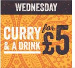 Curry and a Pint WEdnesdays