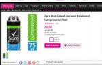 Assorted Men Sure Compressed Aerosol (Body Spray) 75ml