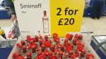 Smirnoff Vodka 70cl x2