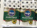 16 kitchen rolls