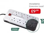 POWERFIX Extension Lead with 3yr warranty