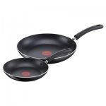 Tefal Set of 2 Non Stick Riveted Frying Pans RRP 35.00 C&C