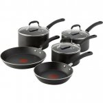 Tefal 5 Piece Non Stick pan set riveted
