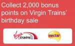 2,000 Nectar points (worth £10) when you book a