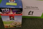 Quaker Oats Apple & Blueberry Porridge 36g x 20 sachets in a box