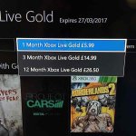 12 Months Xbox Live via Xbox Dashboard