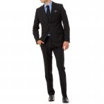 French Connection Regular Fit Black Suit