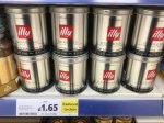 Illy dark ground coffee 125g RTC
