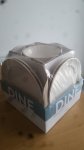 12 Piece Cream embossed dinner set reduced
