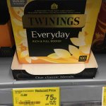 twinings everyday tea 100 bags - 75p instore @ Asda