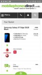 Samsung S7 edge Vodafone unltd mins/texts 24GB 4G data £768