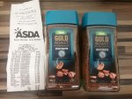 Asda decaf coffee 100g jars