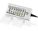 EBL Battery charger with 4 x 2800mAh AA + 4 x 1100mAh AAA batteries Sold by EBL Official