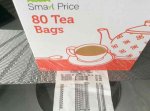 Asda smart price Tea bags 13p instore