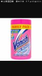 Vanish stain removal 1kg 1.5kg - £3